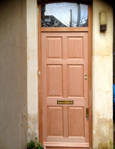 Six Panel Door With Curved Headed Frame