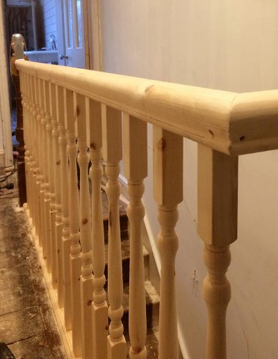 Staircase Refurbishment Bannister Alignment