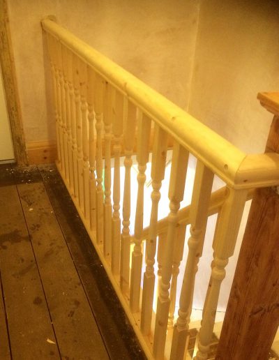 Staircase Refurbishment Landing Floor Bannister